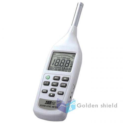 TES-52AA Sound Level Meter Brand New Range from 26 to 130dB  0.1dB Resolution