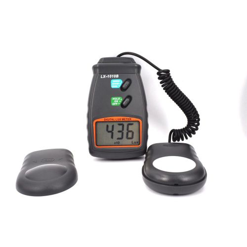 New high accuracy lcd digital 50,000 lux light meter photometer luxmeter 3 range for sale