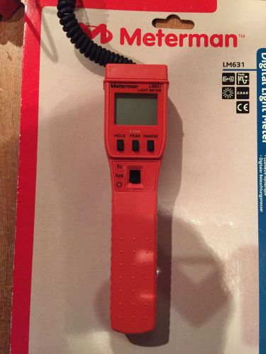 Meterman digital light meter lm631 for sale