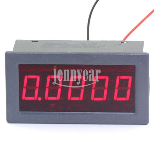 0.56&#034;digital 5 digit 0-1.9999a amperage current monitor amp panel meters red led for sale