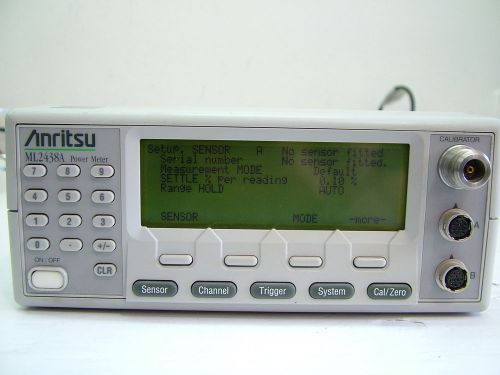 ANRITSU ML2438A POWER METER 2 CH , FULY TESTED INV2