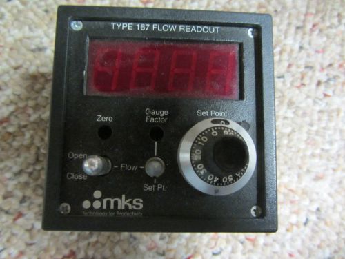 MKS Type 167 Flow Readout Model # 167A Free Shipping