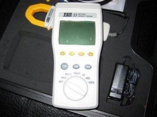 New tes-33 battery capacity tester meter 0 to 1200ah with usb cable and software for sale