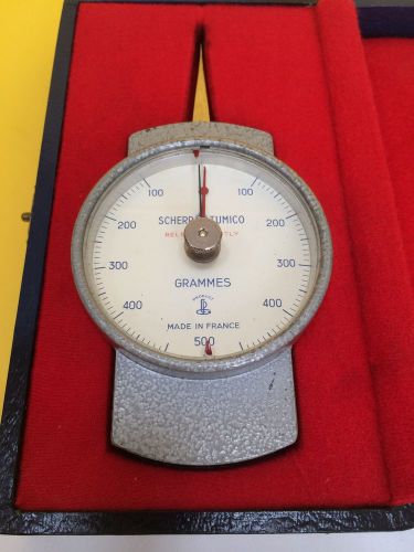 SCHERR TUMICO DYNAMOMETER 500  &gt;&gt; WELL KEPT &amp; GOOD CONDITION MADE IN FRANCE