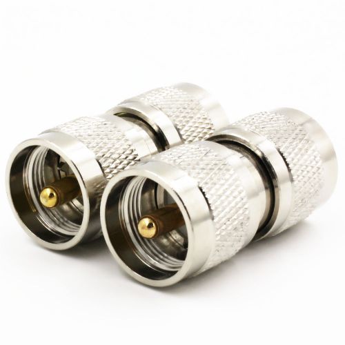 10pcs UHF PL259 male to UHF PL259 male plug RF coaxial adapter connector