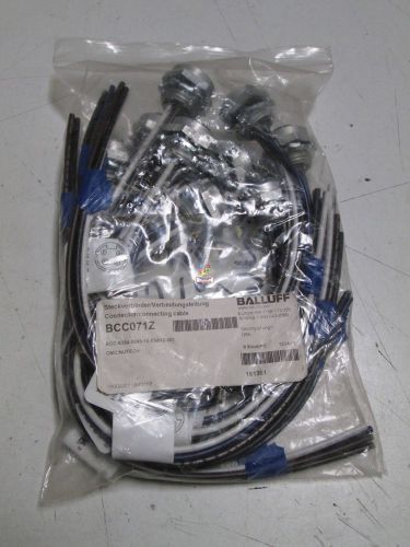 LOT OF 9 BALLUFF CONNECTOR BCC071Z (OPEN BAG) *NEW IN BAG*
