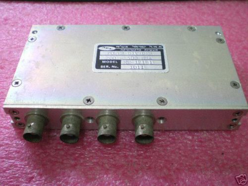 Ael/ elisra mw12181 rf power divider splitter 200-500 mhz 4 port bnc sma for sale