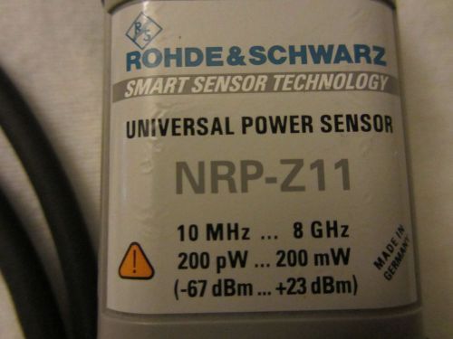 Rohde &amp; Schwarz NRP- Z11 Three-Path Diode Power Sensors