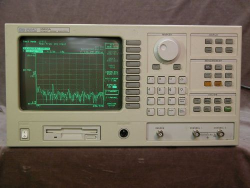 Agilent 35665A Dynamic Signal Analyzer, 2-Channel DC to 102.4 kHz, OPT 1D4