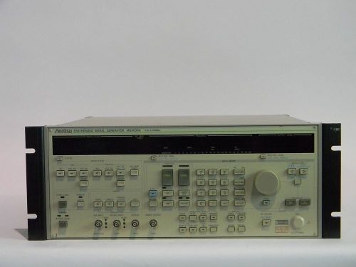 Anritsu/wiltron mg3633a 10 khz to 2.7 ghz synthesized signal generator w/ opt. for sale