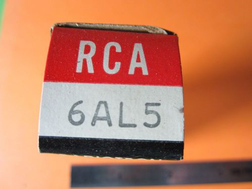 VACUUM TUBE   RCA 6AL5  RECEIVER TV RADIO BIN#D5