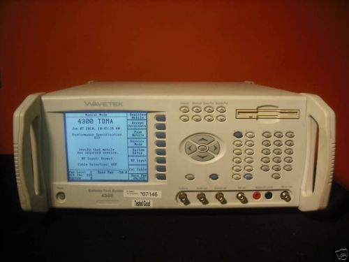 Wavetek 4300 Mobile Service Tester, w/ opt&#039;s