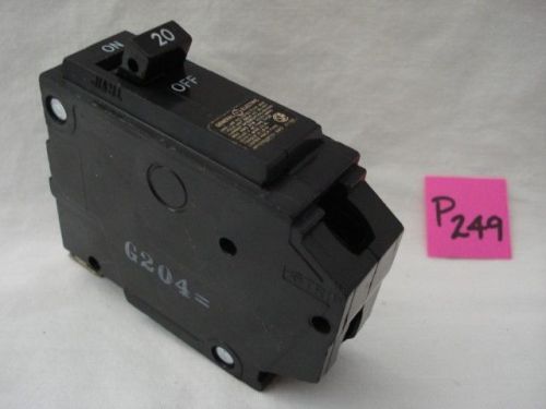General electric circuit breaker,  20 amp, single pole, 40 degrees (c),  mj-4601 for sale