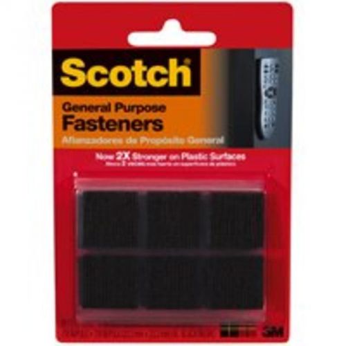 Scotch Black 1&#034; Squares 3M Foam / Mounting RF7721 051141934013