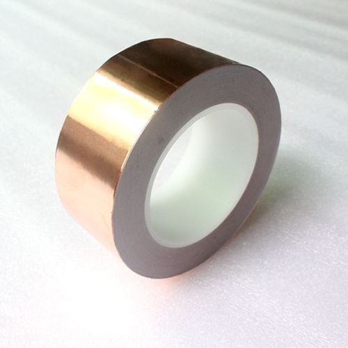50mm*33m copper foil tape emi shielding for guitar pedal single-sided adhesive for sale