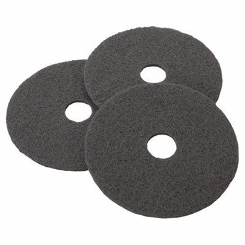 17&#034; 3M  Blk Stripping Pads, 7200 Series Low Speed Floor Pads, 5 Pads (MCO 08379)
