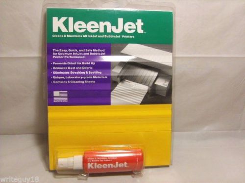KleenJet Printer Cleaner - Cleans &amp; Maintains All InkJet &amp; BubbleJet Printers