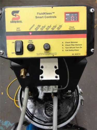 Safety kleen fluid kleen smart controls, husky 205 double diaphram pump, clean for sale