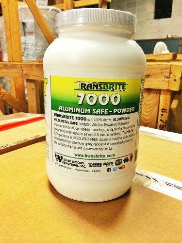 Transbrite 7000 parts washer powder detergent/soap cleaner - 10 pound jug for sale