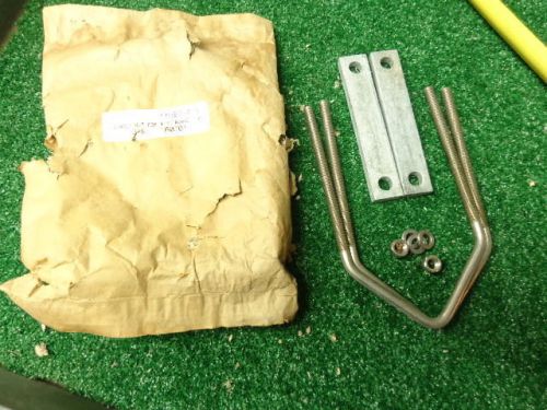 Mountain top radio antenna v-bolt kit for 4&#034; round pipe bin 160c01 #11653-4-n for sale
