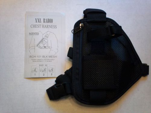 Hands free radio chest harness xxl, for pro &amp; uhf radios 101 mesh xxl for sale