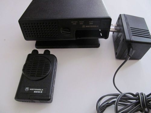 Motorola Minitor IV 4 Pager A04KUS9238BC w/ Amplifier Charger Item4