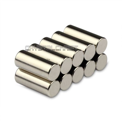 10pcs Super Strong Round Cylinder Magnet 6 x 15mm Disc Rare Earth Neodymium N50