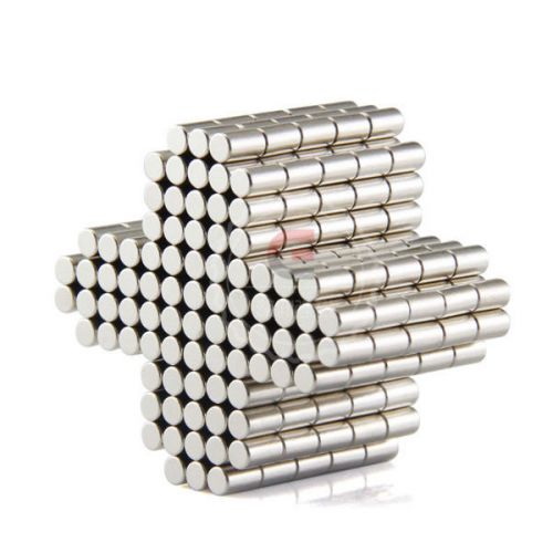 100PCS Strong Cylinder Round Magnets 3mm x 5mm Strong Neodymium Rare Earth