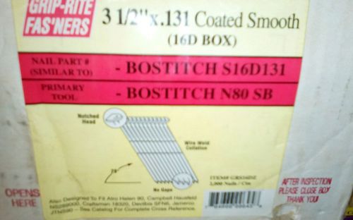 16D 3 1/2 inch Nails for Bostitch Air Nailer aproximately 900 nails See Pics