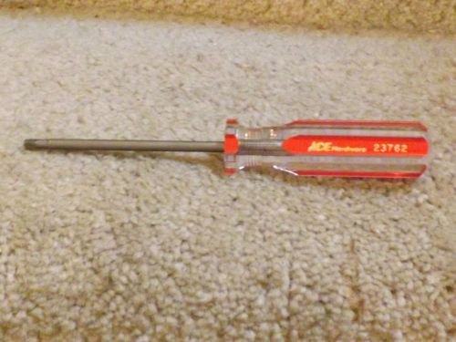 *new* (1) &#034;ace&#034; pro series #2 square recess screwdriver fits #8,#9,#10 screw for sale
