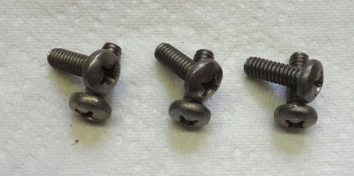 50 each 1/4-20 x 3/4&#034; stainless steel round phillips head machine screws new! for sale