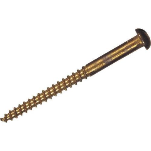 Hillman fastener corp 7206 brass wood screw-#6x1/2 wood screw for sale