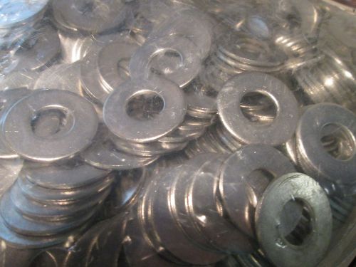 1/2&#034; 18-8 STAINLESS STEEL FLATWASHERS LOT OF 25