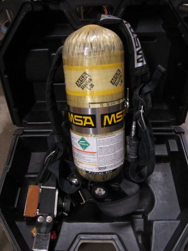 Msa stealth l-30 air tank cylinder, harness,regulator &amp; case for fire &amp;rescue #2 for sale