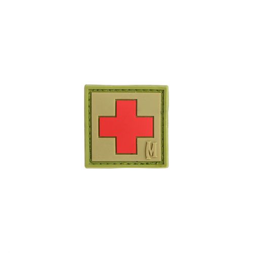 Maxpedition rubber pvc velcro . medic patch .  / 1&#034;  x  1&#034;  .  arid for sale