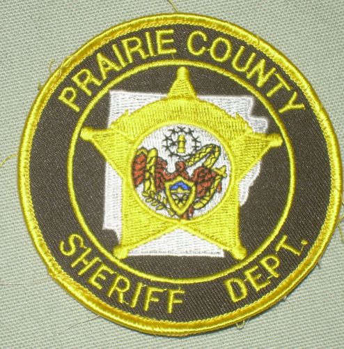 Prairie county arkansas sheriff  police patch    obsolete for sale