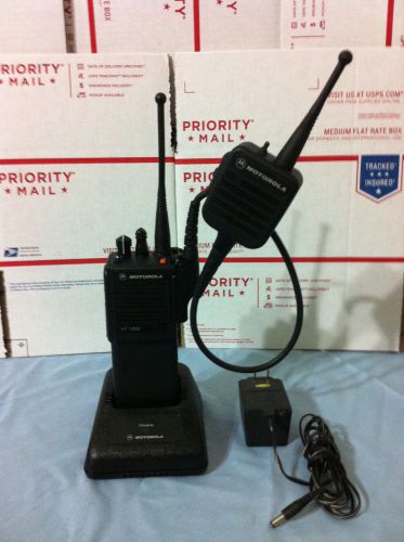 Motorola radio ht1000 16 chl uhf narrowband mic extra ant. police ham fire ems for sale