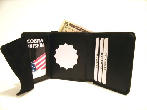 Nyc corrections officer badge wallet recessed cut out s-181 ct-09 leather for sale