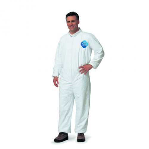 Armor Forensics 3-5415 White XXL Protective Coveralls Tyvek 1424A