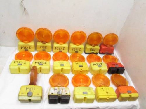 17 empco-lite 400 barricade amber yellow flasher hazard flashing warning light for sale