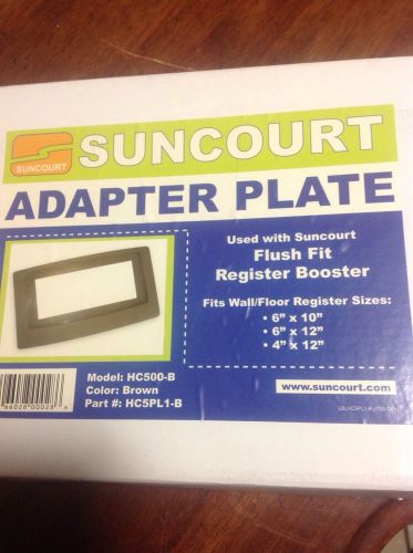 Suncourt HC5PL1-B Flush Fit Booster Brown Adapter Plate