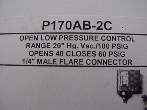 Johnson Controls P170AB-2C All Range Pressure Switch