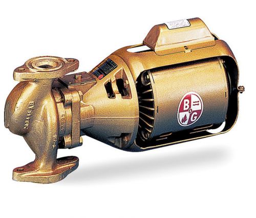 Bell &amp; gossett 100 bi, bronze circulator pump, open loop 3-piece oil-lub booster for sale