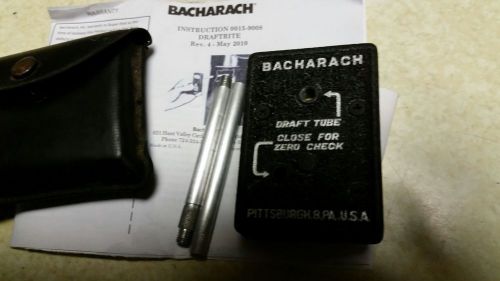 Bacharach draft-rite #13-3000 draft gauge - used for sale