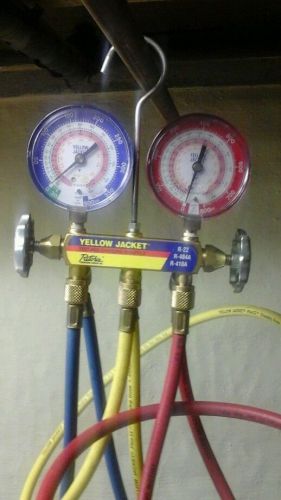 Ritchie test and charging manifold gauges for a/c for sale