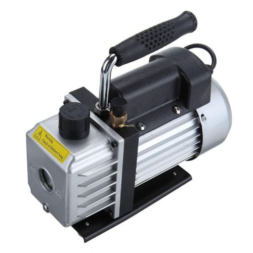 Single stage 1/4hp vacuum pump 3.6 3cfm rotary vane deep hvac tool ac r134 r410a for sale