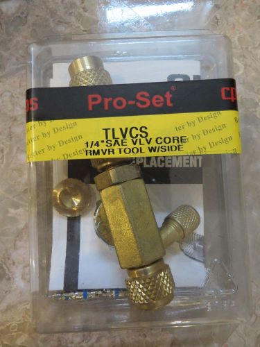 Cps pro set tlvcs 1/4&#034; sae valve core remover tool w/ side port - new for sale
