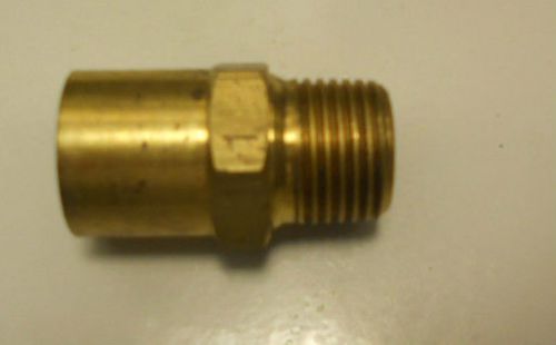 (4) lp crimp brass hose fittings 1/2&#034; mpt ,1/2&#034; id hose  x  3/4&#034; od for sale