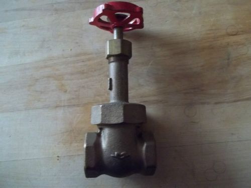 New old stock milwaukee brass gate valve 1151-1161 / 1 inch inline npt for sale