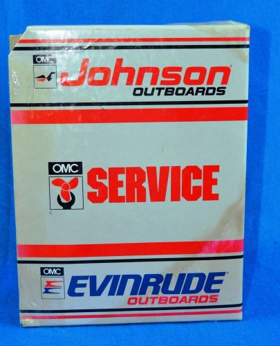 Set of Six Johnson Evinrude Service Manuals in sleeve